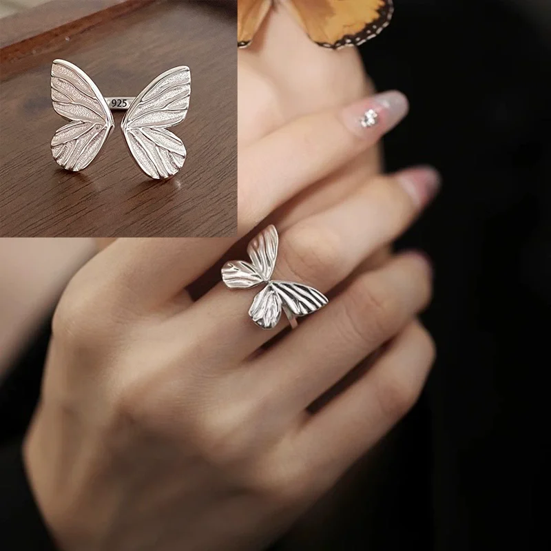 Women's 925 Silver Adjustable Pearl Ring, Elegant Gift