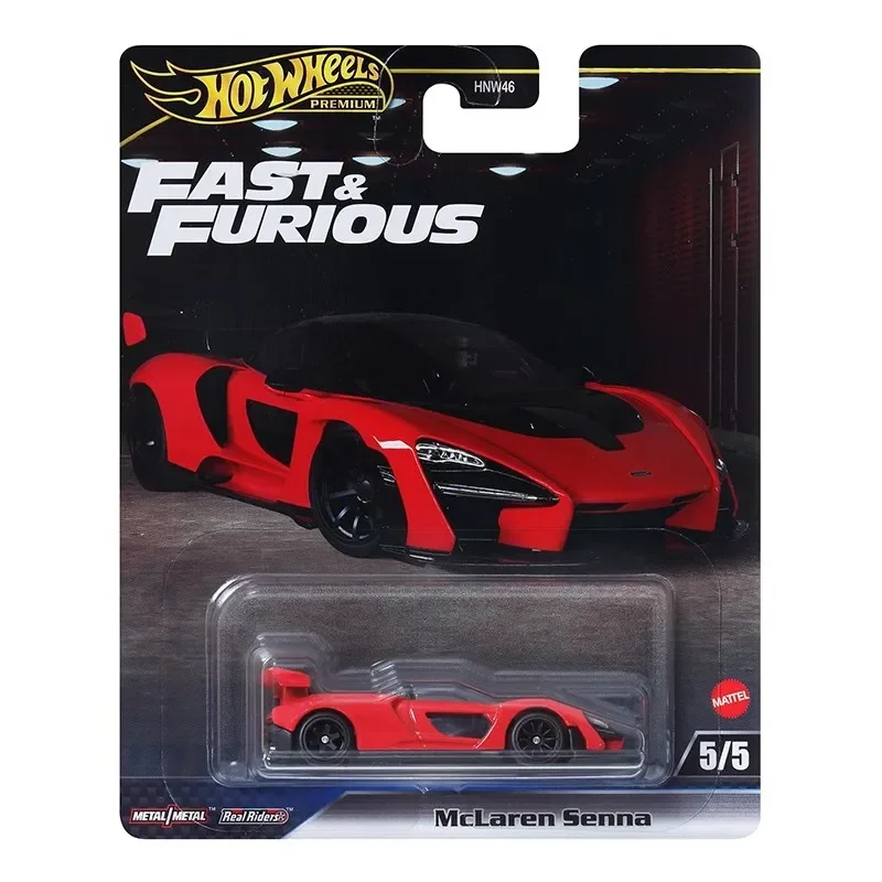 Hot Wheels Fast and Furious Premium Series Model samochodu 1/64 Nissan 370z 2003 Dodge Mclaren Senna Model samochodu Chłopiec Kolekcja Prezent