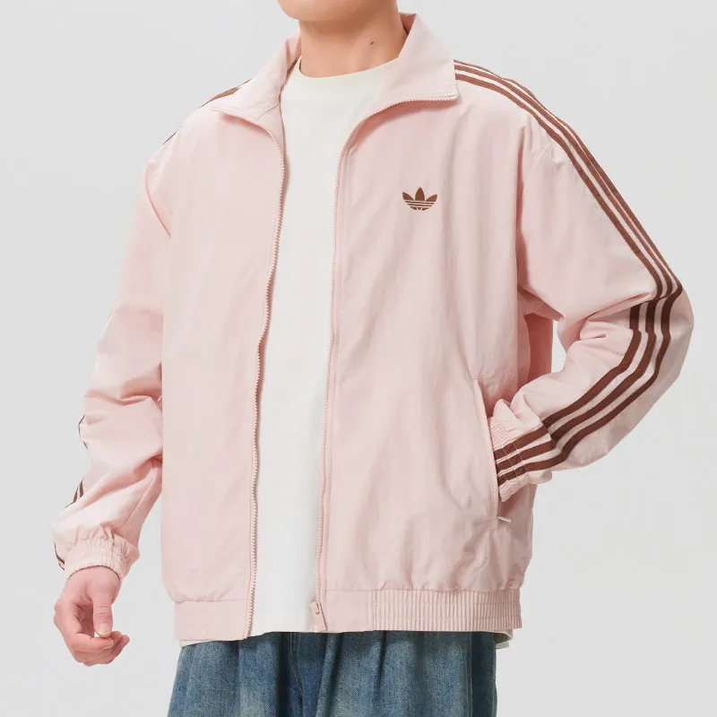 Adidas Originals Men Track Jacket KQ9497 Three Striped Zip Up Casual Jacket