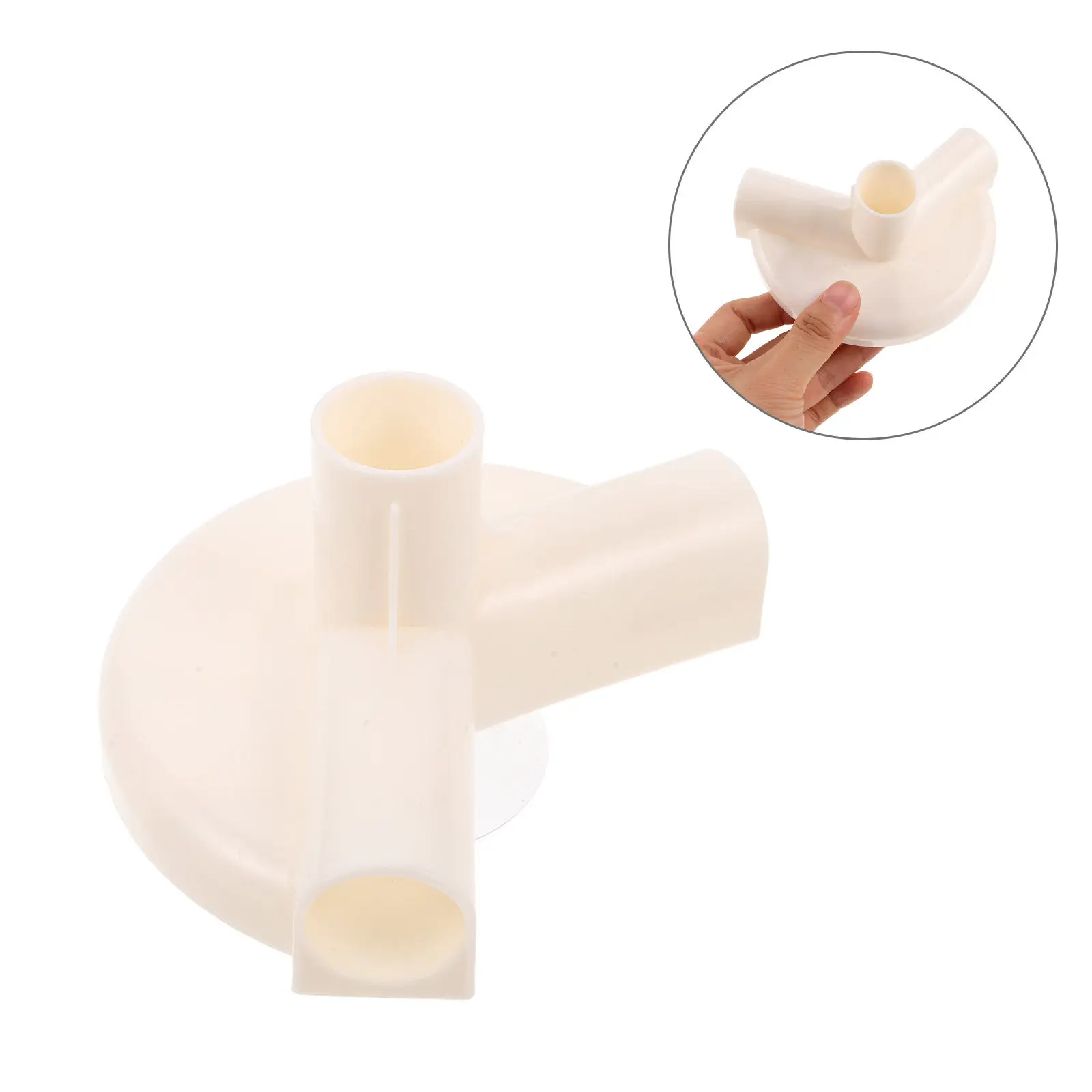 2pcs Baby Playpen Connectors 3-Way Joint, 22mm ID Suction Cup for Stable Play Yard Accessories