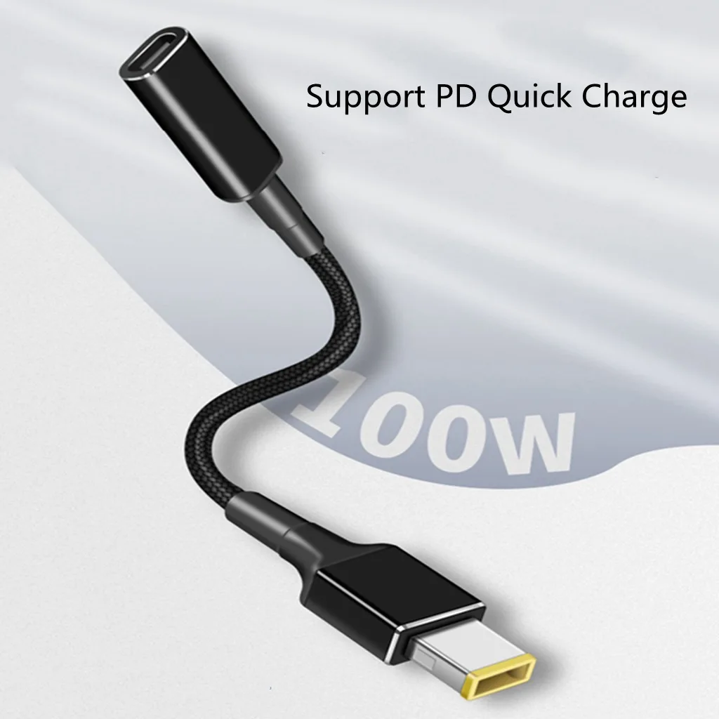 For laptop PD decoy cable Type-C female to DC3.5 * 1.35mm power conversion cable fast charging cable