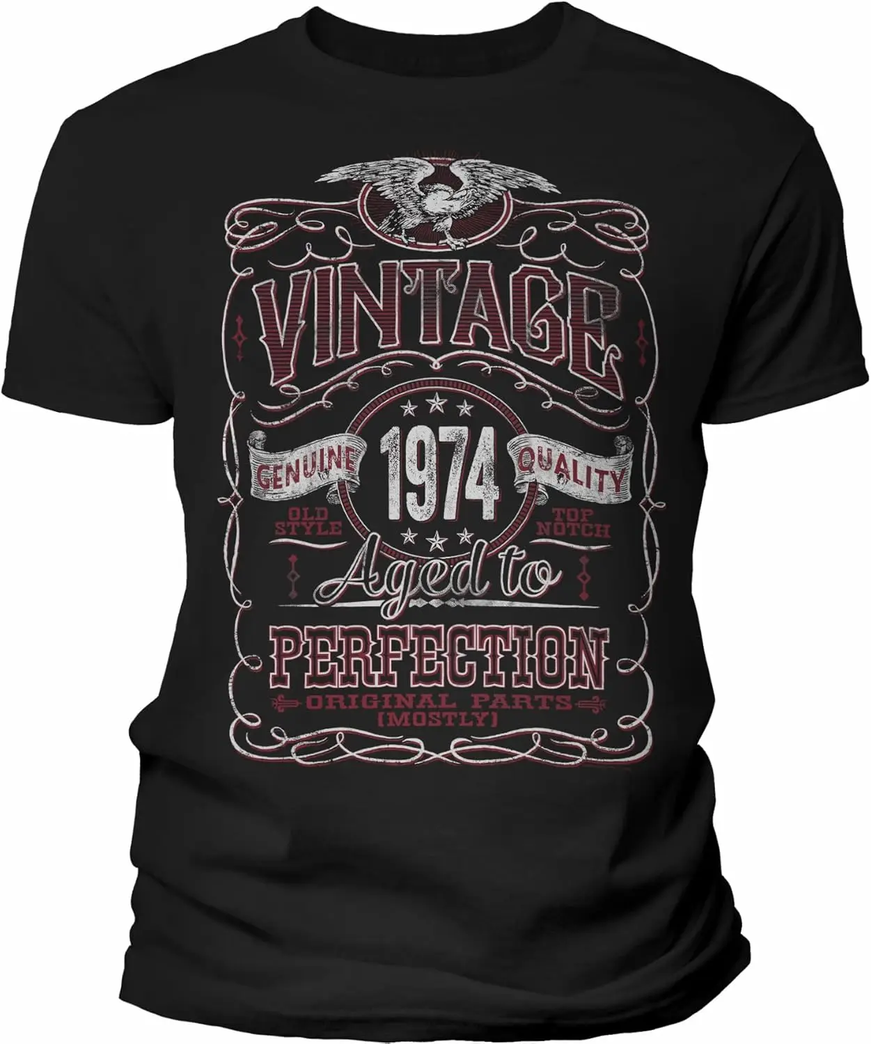 50th Birthday Shirt for Men - Vintage 1974 Aged to Perfection - 50th Birthday Gift