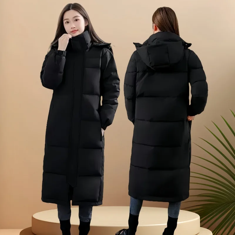 

Down-filled Cotton-padded Jacket, Long Style 2025 New Style Thick Cotton-padded Coat