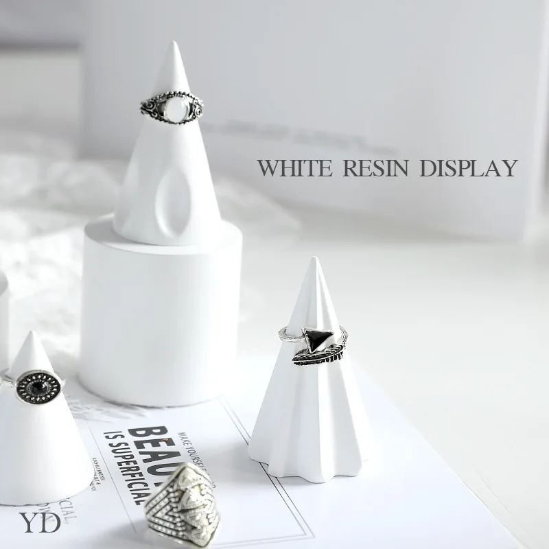 Ring holder bracket ins style jewelry photo props shooting display jewelry display props white ring display stand