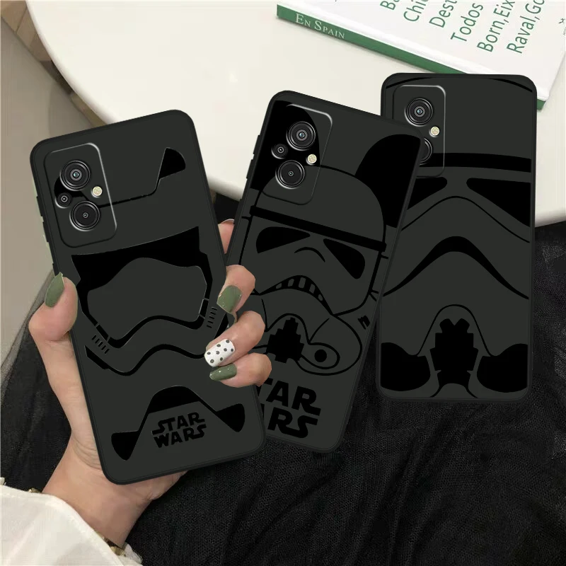 S-tar W-ars Samurai For Xiaomi Redmi K60 12C 12 11A A1 11 10C 10X 9T 9C 9AT 8A Pro Silicone Black Phone Case