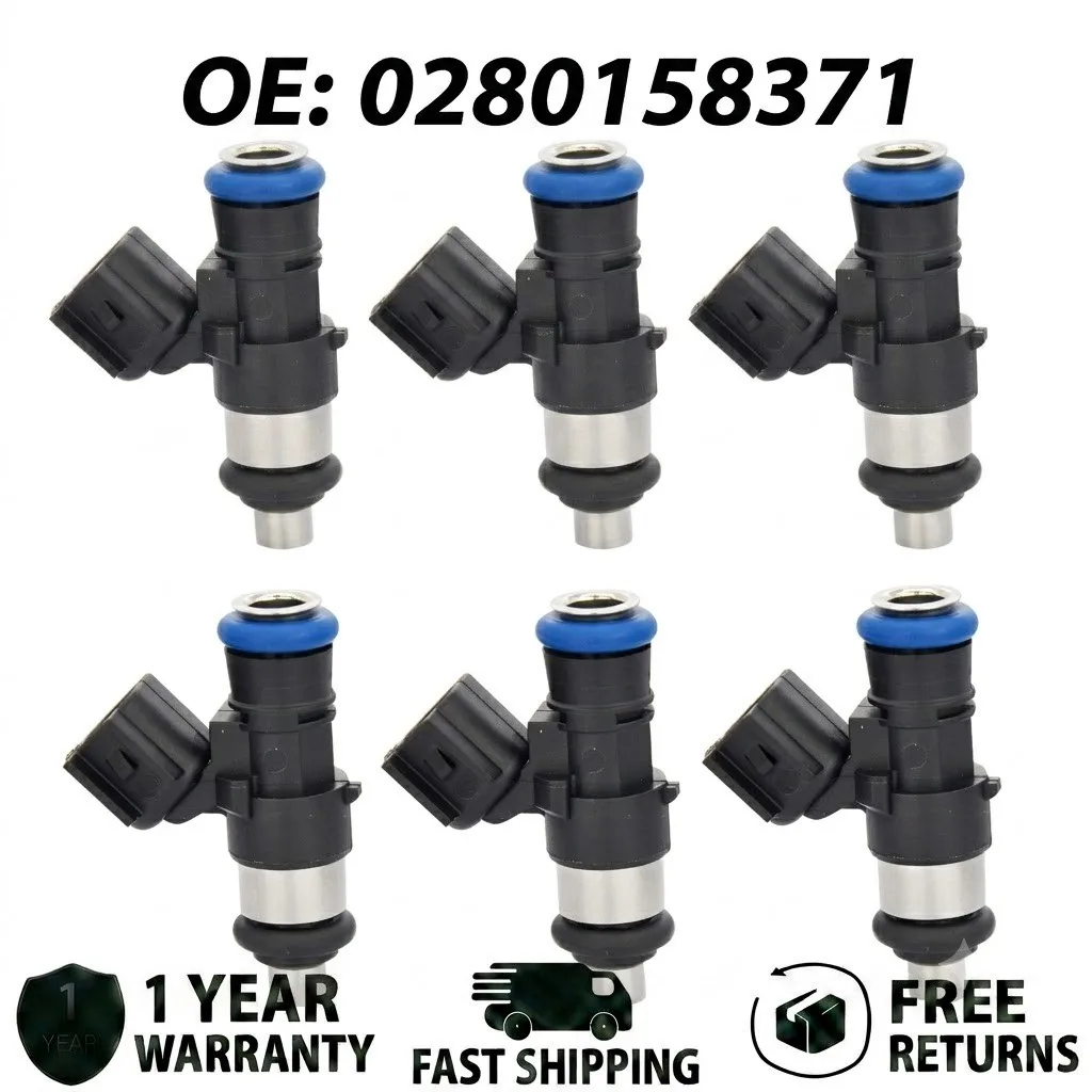 

6pcs Fuel Injectors for Ford F-150 3.3L V6 2018-2023, Replacement Part Engine Nozzle Set, High Performance Fuel Delivery
