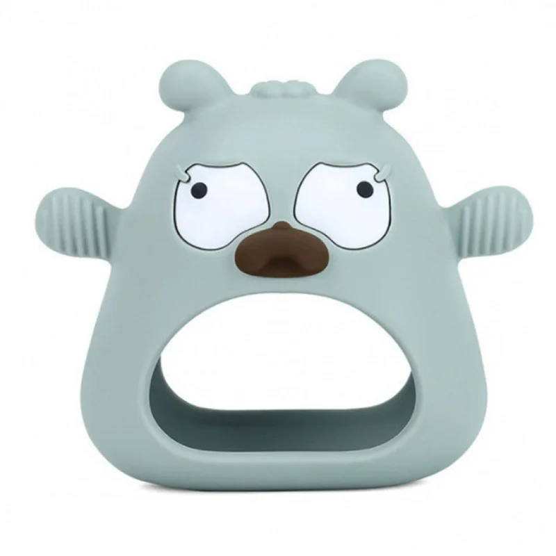 ABUL-mordedor para la dentición del bebé recién nacido, lindos guantes de silicona para el cuidado de las encías, necesidades de chupar