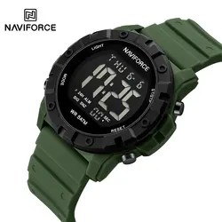 NAVIFORCE Men Watches Sports 50ATM Waterproof LED Digital Watch Military Multifunctional Luminous Wristwatch Relogio Masculino