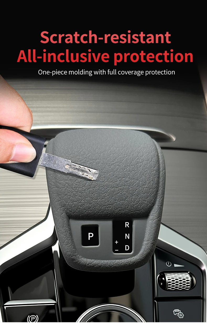 Für Chery OMODA 5 C5 2022 2023 2024 2025 Auto-Schaltknaufmanschette Schalthebelgriff-Abdeckung Schalthebelabdeckung Zubehör – Detail 7