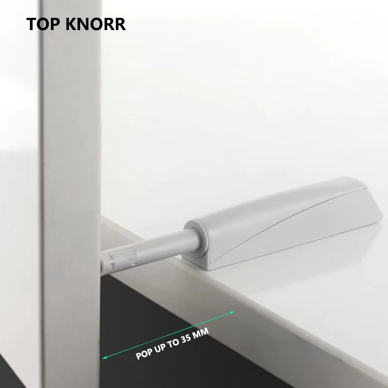 KNORR-rebote de puerta de armario sin manija superior, dispositivo de resorte de prensa magnética Invisible, para ropa