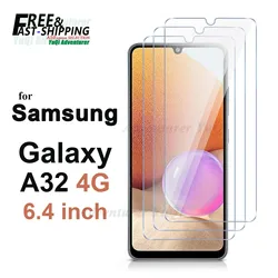 Screen Protector For Samsung Galaxy A32 4G 6.4 Tempered Glass HD Crystal High Aluminum 9H Anti Scratch Case Friendly