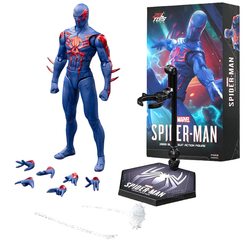 ZD Toys Spider-Man Brandneuer Day Miles Morales Spider-Man Scarlet Spider Hobie Brown ‌ Eisen-Spinnen ‌ Actionfiguren Spielzeugmodell Geschenk – Detail 32