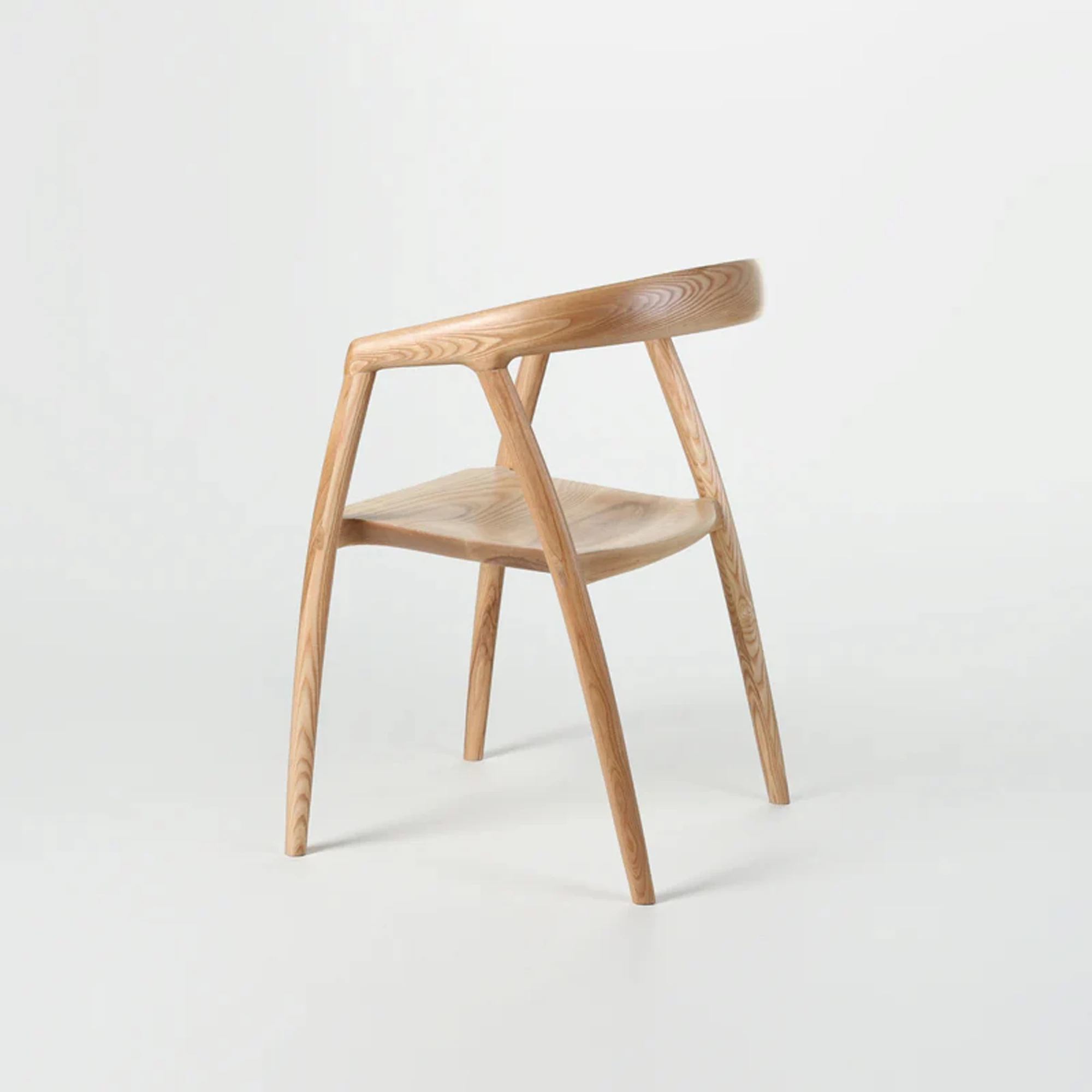 

Открытый обеденный стул из натурального ясеня, красиво роскошный современный стул для отдыха