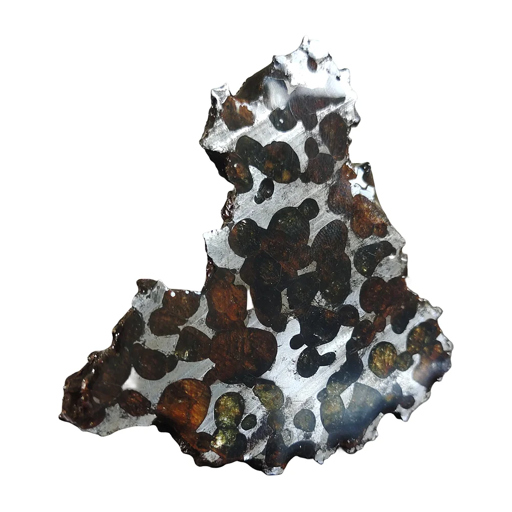 

98.3g Sericho Kenya Natural Meteorite Material Olive Meteorite Specimen Olive Meteorite Original Stone Collection - QA275