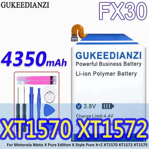 Stable For Motorola Moto X Pure Edition X Style Pure X Style X+2 XT1570 XT1572 XT1575 4350mAh Mobile Phone Battery FX30