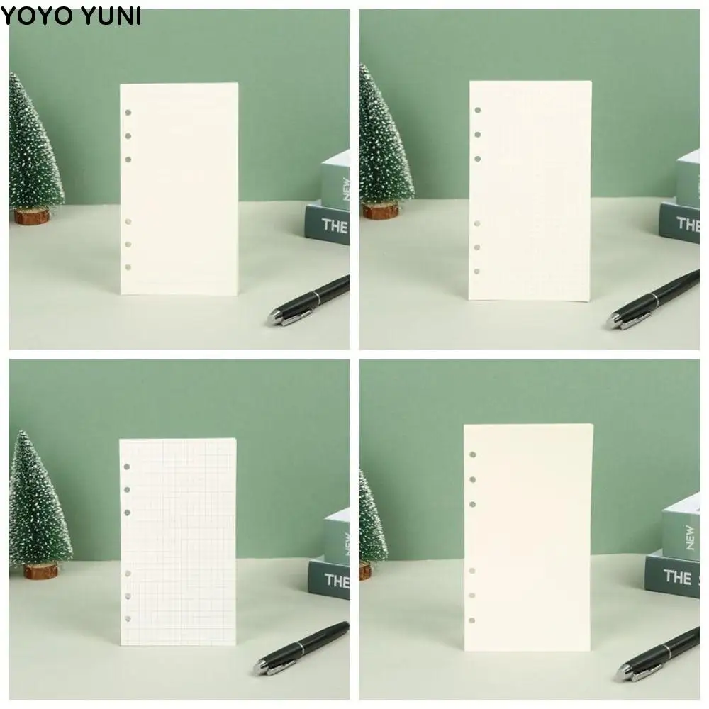 

45Sheet Loose-Leaf Notebook Refill Paper Refill Spiral Binder Index Inside Page Cards A5 A6 A7 Inner Refill Paper