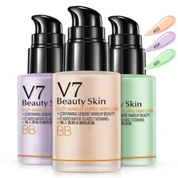 BIOAQUA V7 Lazy Lotion BB CC Cream Natural Moisturizing Makeup Concealer Foundation Waterproof Cosmetic