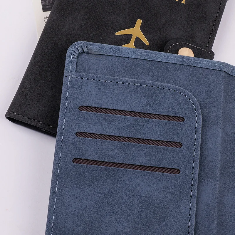 جديد بو حامل جواز السفر تذكرة جواز السفر يغطي جواز السفر الغطاء الواقي معرف حامل بطاقة الائتمان إكسسوارات السفر