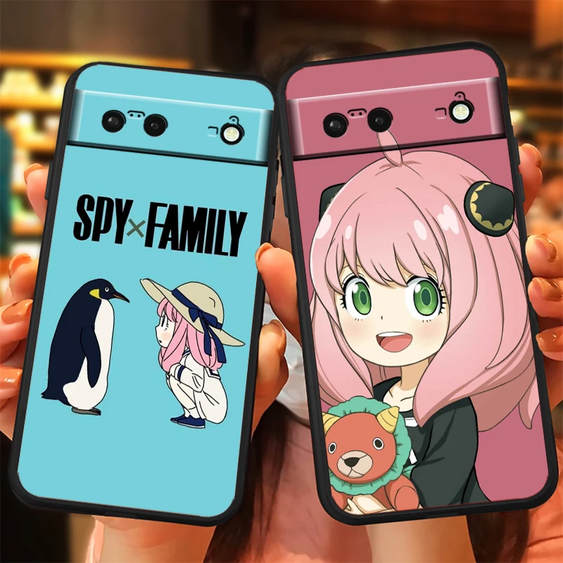 جراب سيليكون أسود لجوجل بيكسل 9 8 7a 7 6a 6 5a 5 4 4a xl 5g