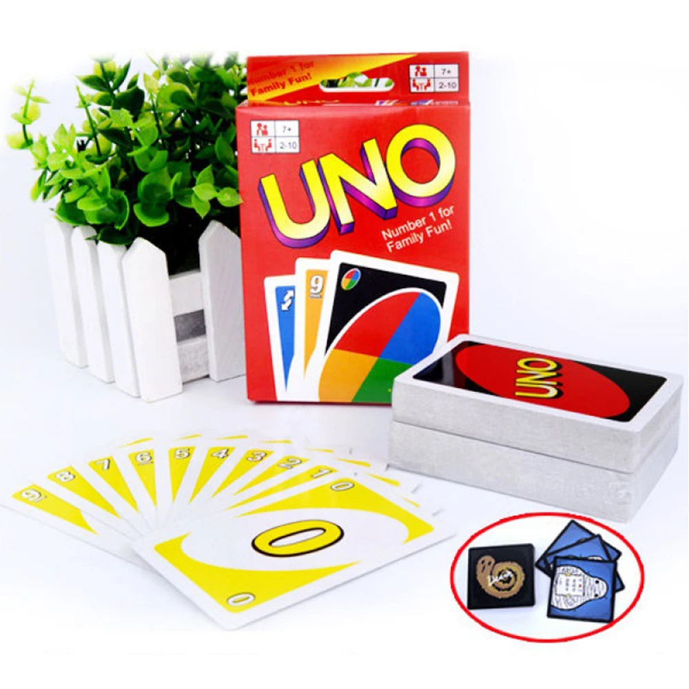 UNO FLIP! Games Family Funny Entertainment Board Game Fun Playing Cards Kids Toys Gift Box UNO Card Game Children Birthday Gifts