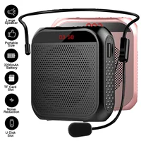 Amplificador de voz portátil megáfono Mini altavoz de Audio con micrófono altavoz ultraligero recargable para profesores