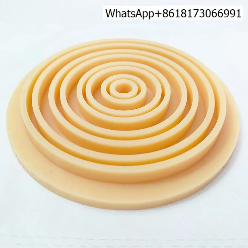 Circular general gynecology urology laparoscopy simulation training multi-angle practice training suture silicone model module