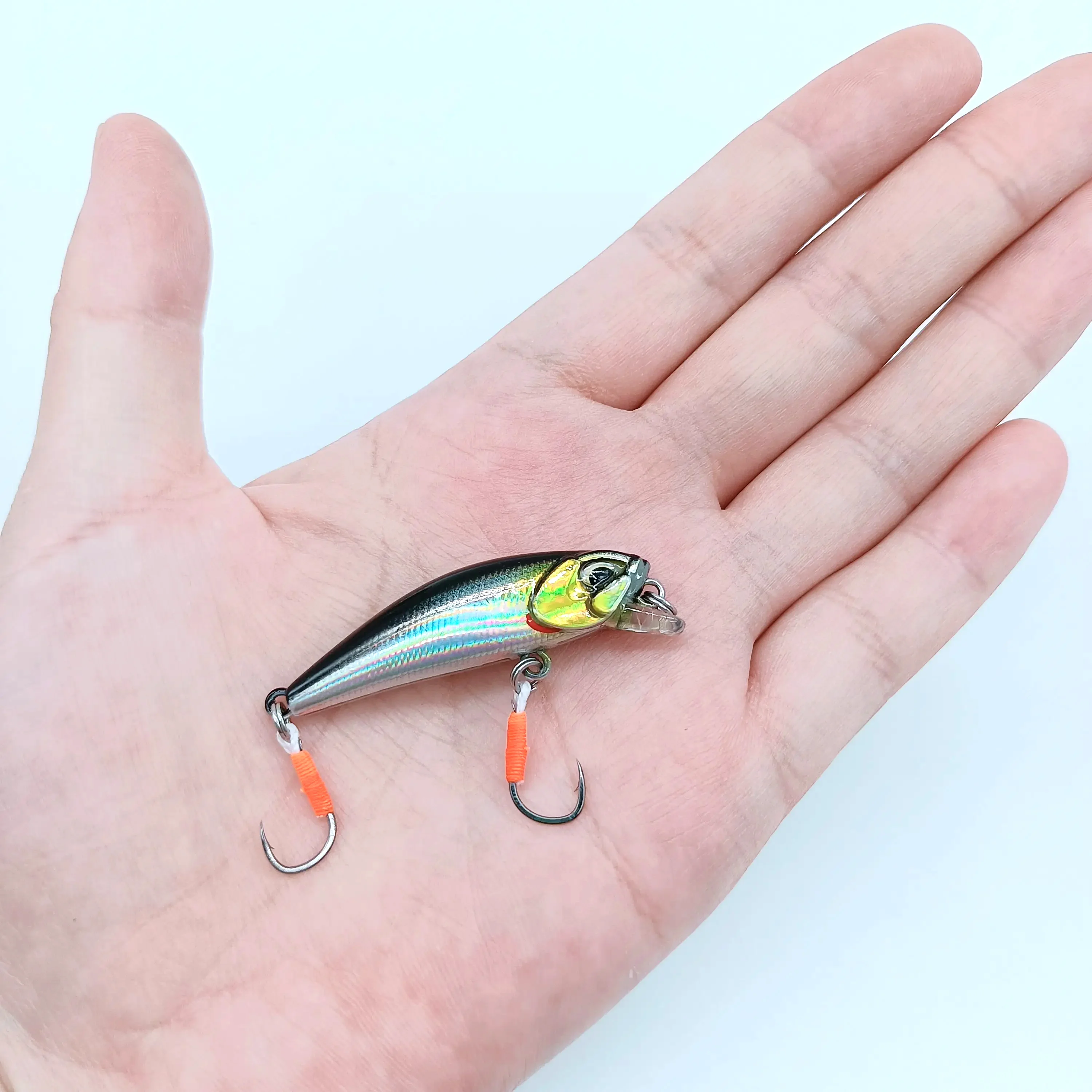 DUODUOYU Mini swimbait - señuelo para lubina, wobbler pequeño - imagen 2