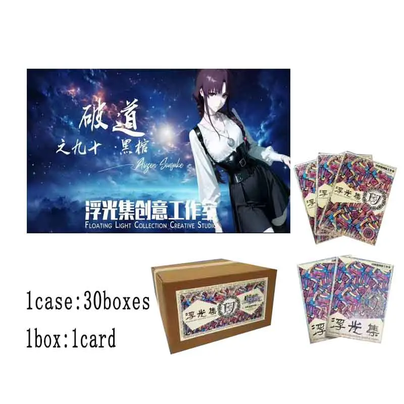 

Wholesale Bleach Collection Card Booster Box Wave 4 Anime Character Advanced Frosted Flash Film Process Playing Games Cards
