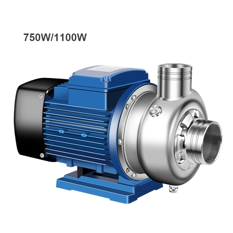 304 Stainless Steel Centrifugal Pump Water Pump 1100W/750W Semi-Open Impeller Anti-Corrosion Acid And Alkali Resistant