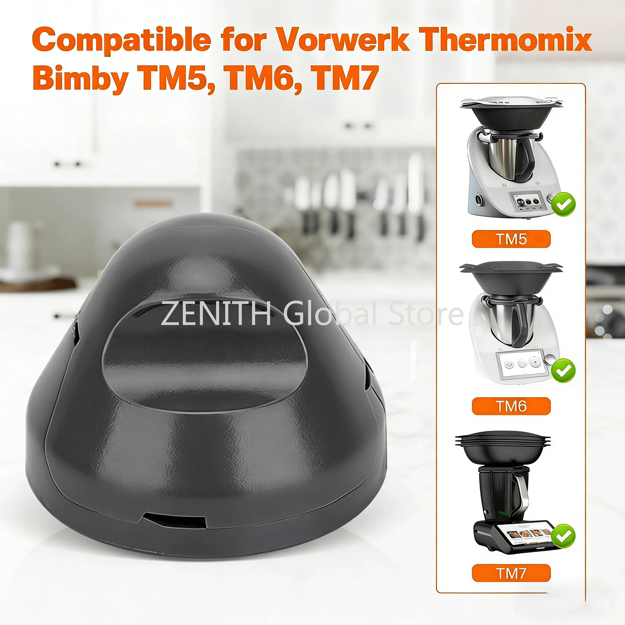 Anti Splash Protective Cover, Mixer Blade Kneading Head Guard Compatible with Thermomix TM5 TM6 TM7 Kitchen Accessories