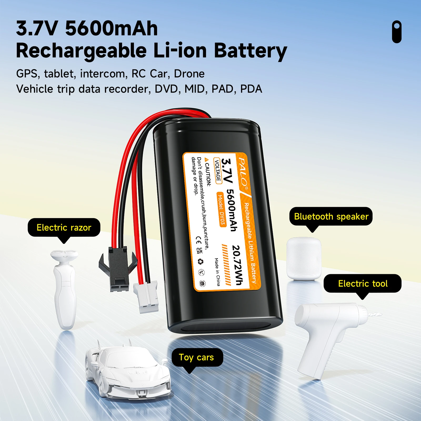 3.7V 5600Mah Rechar…