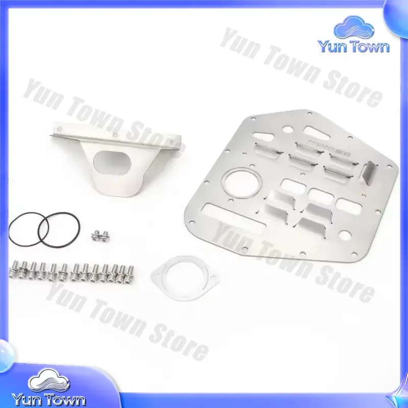 for GT86 BRZ FA20 2.0L engine oil pan baffle plate racing 3mm thick stainless steel protective installation bracket kit car