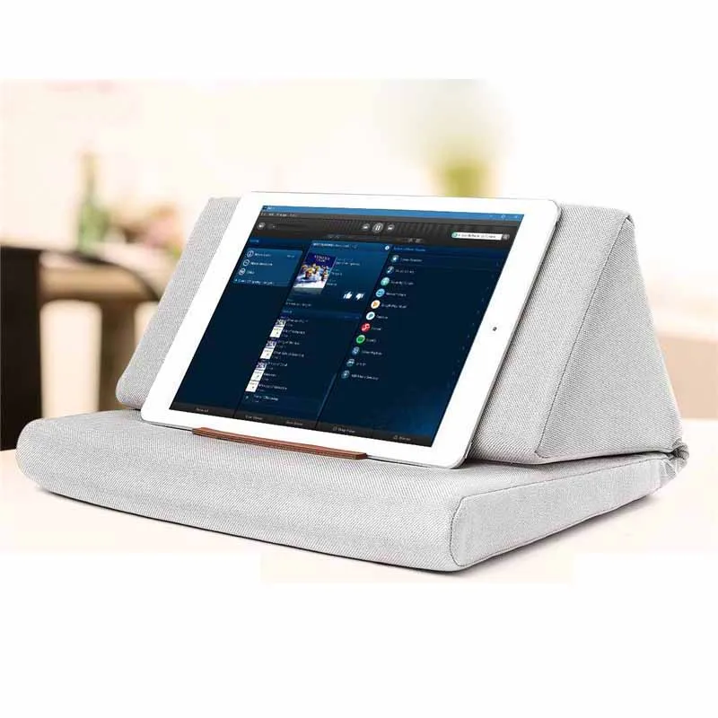 Dudukan Tablet Laptop multifungsi, dudukan Tablet meja Lap warna-warni, bantal poliester katun Pc, bantal braket baca untuk Ipad