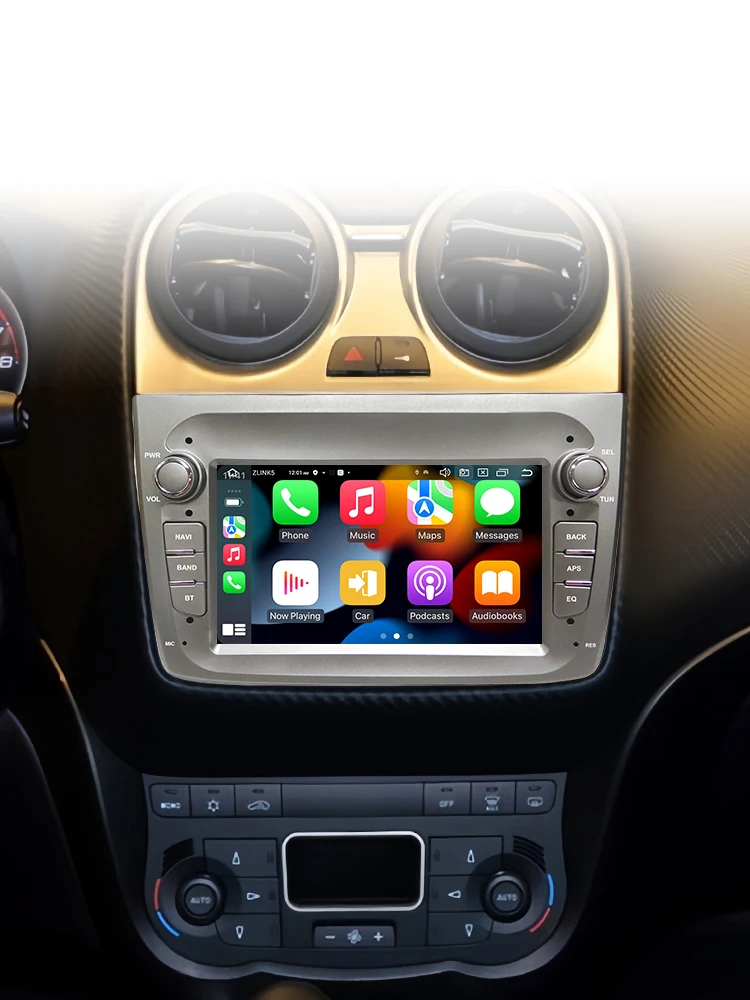 Draadloze Carplay Android 14 Auto Autoradio Stereo Voor Alfa Romeo 147 Bluetooth 2 Din Autoradio Multimedia Speler Scherm 4G Lte - afbeelding 2