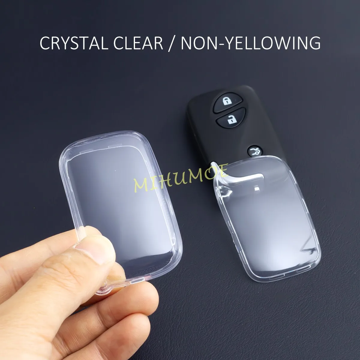 Transparent Clear Key Fob Cover Case Holder For Lexus IS ES LS GS RX GX LX CT HS 200h 250 330 350 450h 460 570 600h