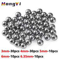 Dia 3 4 5 6 6.35mm Q235 Carbon Steel Balls Solid Smooth Round Beads For Crafts, Welding, Decoration