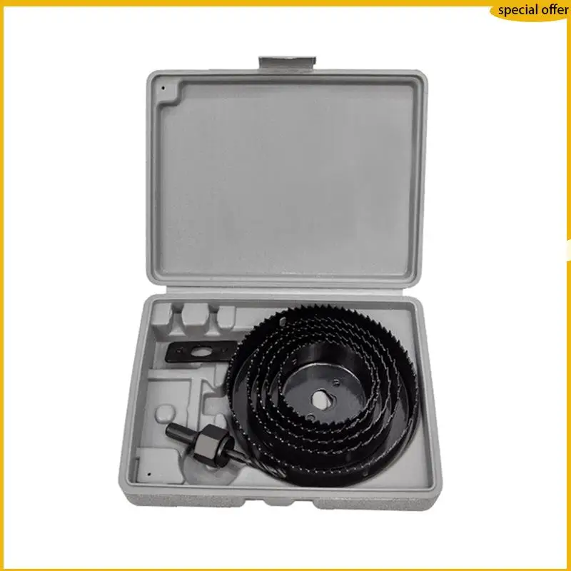 

A50I Набор из 8 предметов для деревообработки, дерево, гипс, ПВХ, пластик, круговое сверло, LDE, инструменты для сверления Downlight Daquan Durab