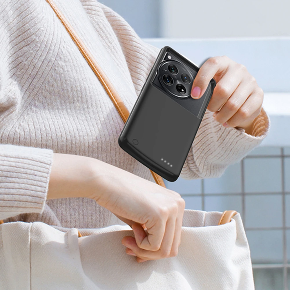 Чехол Powerbank для OnePlus 12 5G чехлы аккумуляторов 10000 мАч портативное зарядное устройство Power Bank чехол Oneplus 12R Фото №3