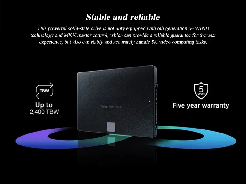 Original 8TB 4TB SSD 870EVO 1TB 2TB Internal Solid State Disk HDD Hard Drive SATA3 2.5 inch Laptop Desktop PS5 PC MLC disco duro