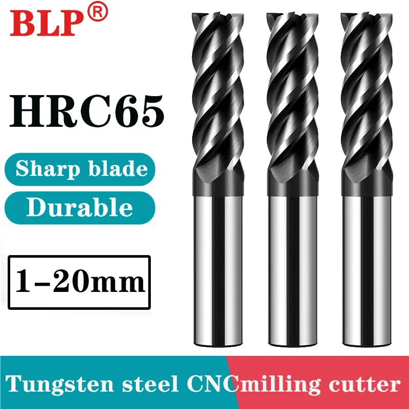 HRC65 4-Flute Cnc T…