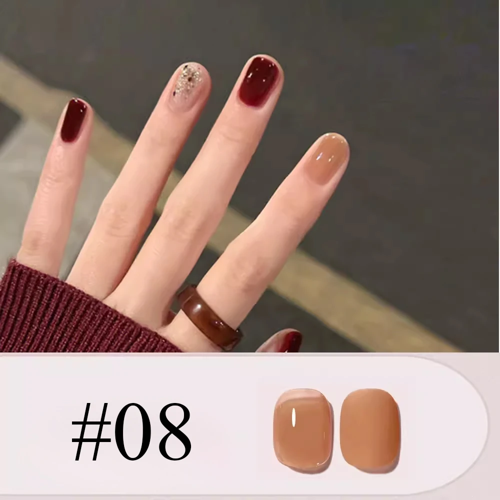 1 pz ZH Nuovo Stile Pigro One-Step Smalto Gel Primavera/Estate Sbiancamento Popolare 30 Colori Tre-in-One Gel Unghie Artistiche Unghie Forniture