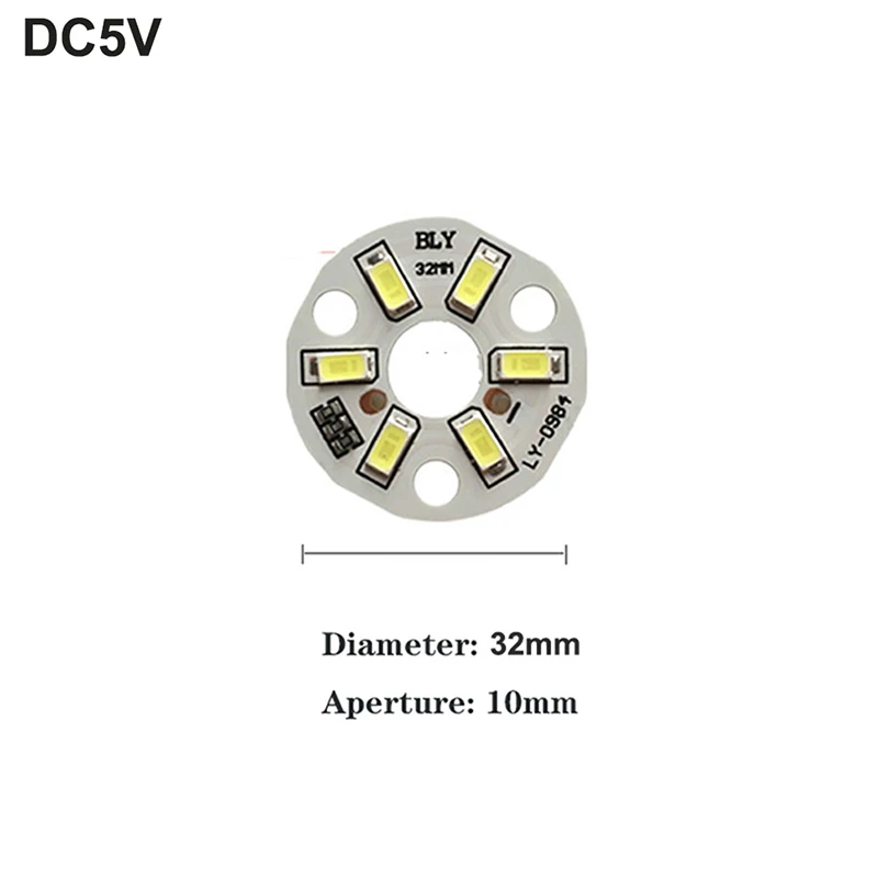 5pcs/lot Input DC5V Dimmable 5730 SMD LED Lamp 2W 3W LED Light beads White warm light with 1.5meter 10 steps Adjust Switch.