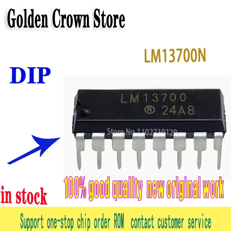 

10~100Pcs/Lot New original LM13700N LM13700 DIP-16 DIP 13700N In Stock