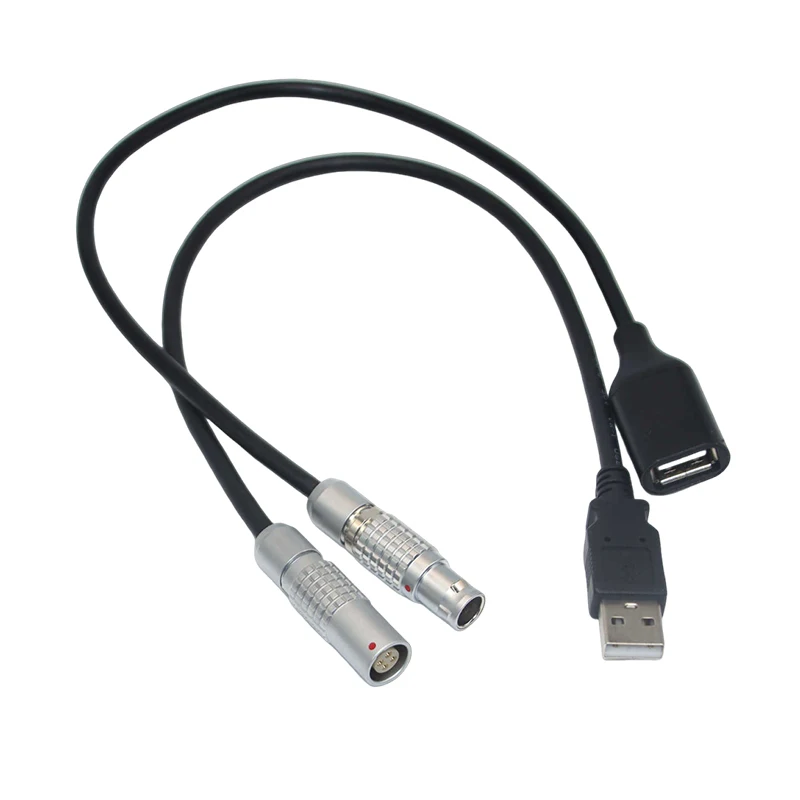 Compatible with LEMO FGG PHG 00B 0B 1B 4Pin Aviation Plug Socket Adapter FGG 4 Core to USB2.0 Male and Female Connector Cable