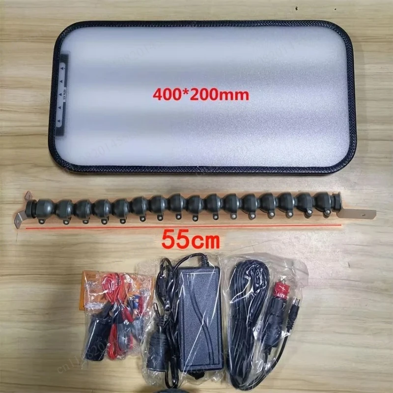 9 LED Paintless Dent Repair Light Board 3 Strips Line Lamp Auto Dent Inspection Reflection Tool For Car Body Repair