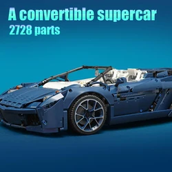 2728 parts A convertible supercar MOC  31199 lambor  car toys