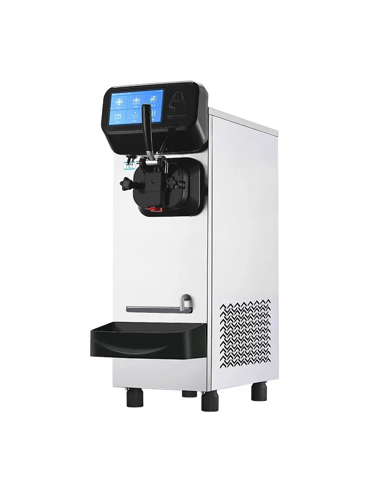 

Ice Cream Machine Commercial Small Desktop Fully Automatic Touch Screen Mini Sundae Cones