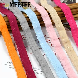 10/20M 10mm Nylon Elastic Band for Sewing Underwear Double-layered Edge Folding Rubber Bands Bra Shoulder Tape DIY Accessories