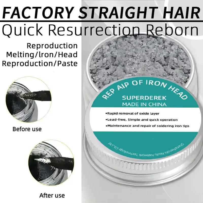 Soldering Iron Tip Refresher Non-stick Tin Solder Cream Clean Paste Oxide Solder Iron Tip Refresh Tip Tinner Activator