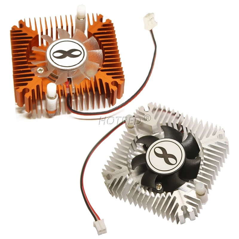 Aluminum LED Heatsink Cooling With Fan 5V 12V Radiator Cooler Heat Sink For 3W 5W 10W Electronic Chip IC LED computer Thermal